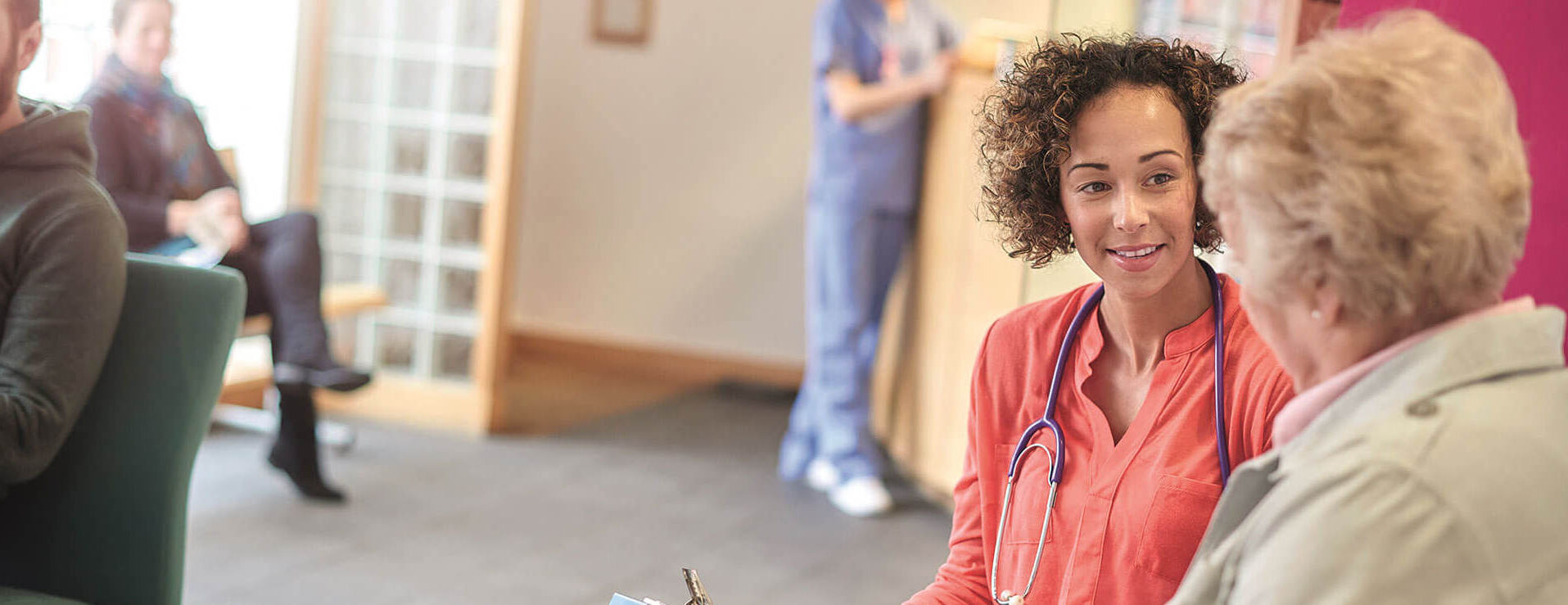 Private GP waiting room