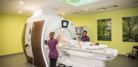 patient in the MRI Scanner