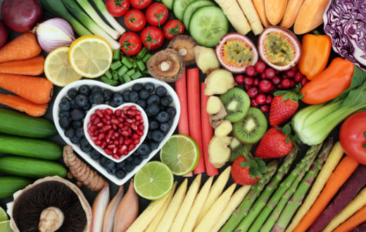 Fresh fruit platter for National Healthy Eating Week at KIMS Hospital