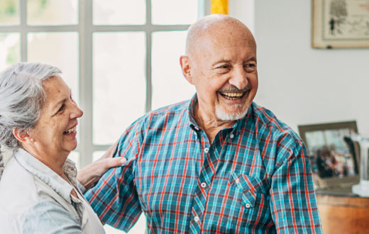 A couple dancing to promote an Orthopaedic event at KIMS Hospital, Kent