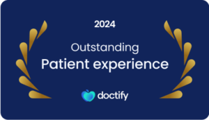 Outstanding patient experience award from Doctify