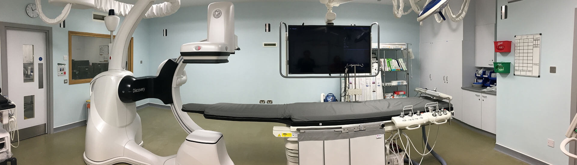 Interventional cardiology suite at KIMS Hospital.